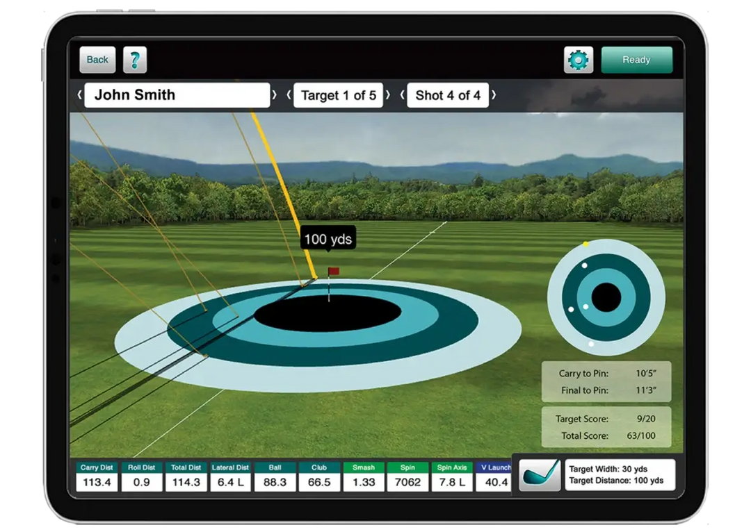 FlightScope Skills target